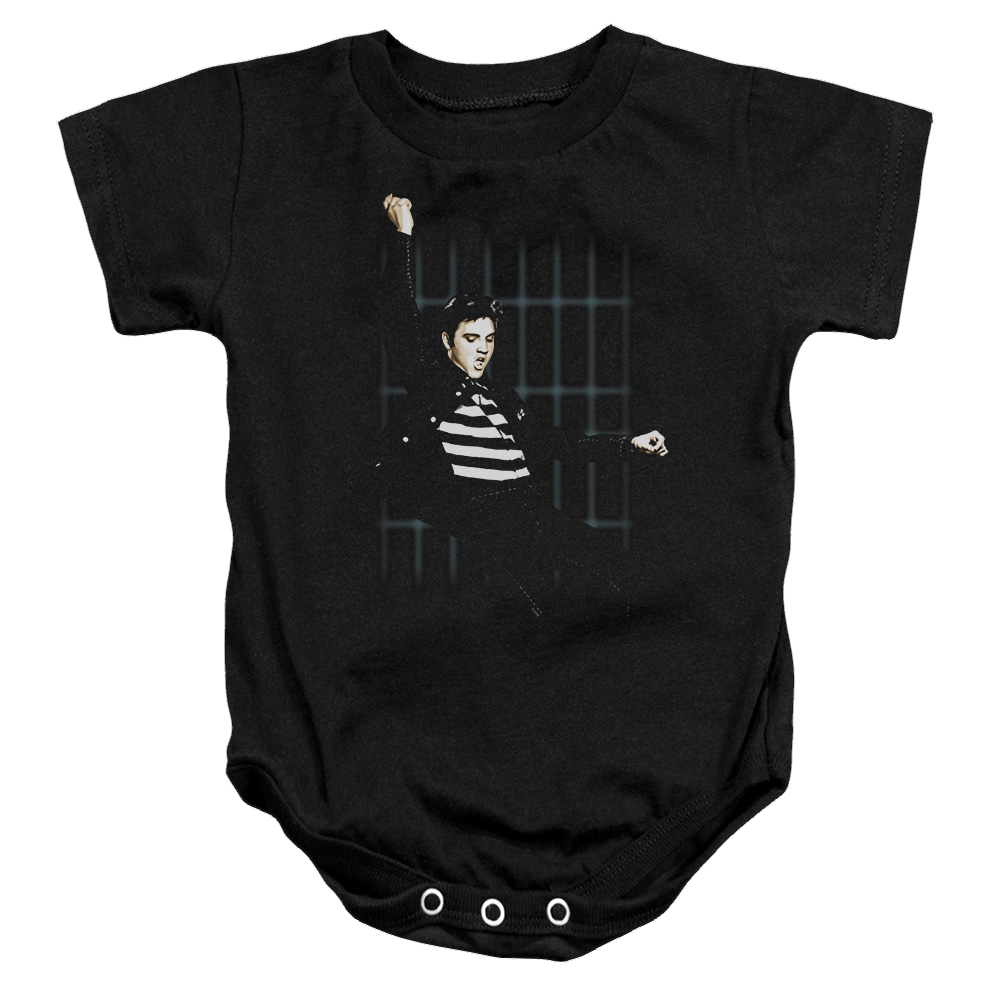 Elvis Presley Blue Bars - Baby Bodysuit Baby Bodysuit Elvis Presley
