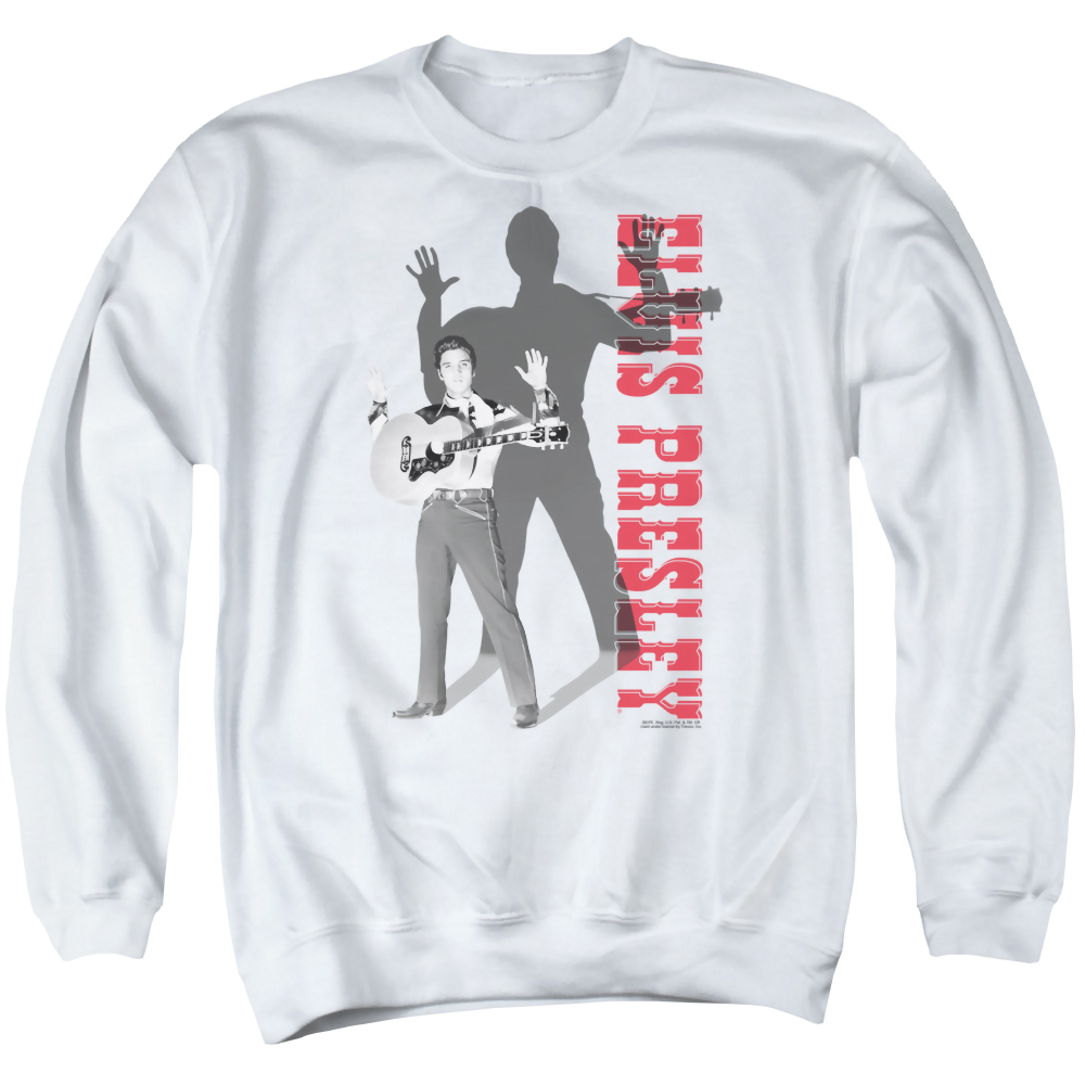 Elvis Presley Look No Hands - Men's Crewneck Sweatshirt Men's Crewneck Sweatshirt Elvis Presley