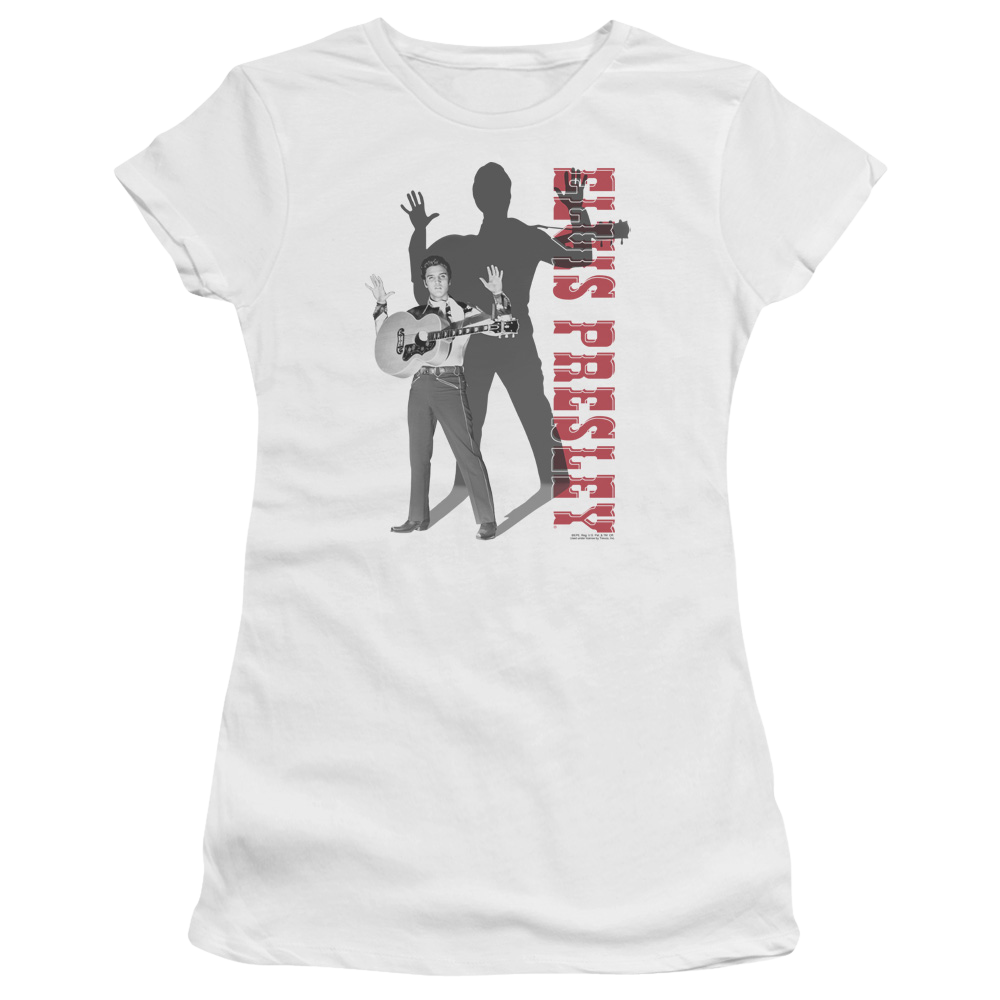 Elvis Presley Look No Hands - Juniors T-Shirt Juniors T-Shirt Elvis Presley