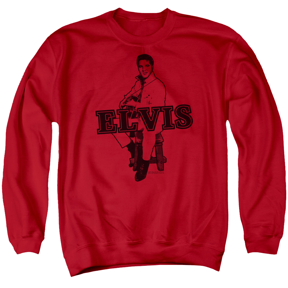 Elvis Presley Jamming - Men's Crewneck Sweatshirt Men's Crewneck Sweatshirt Elvis Presley