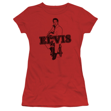 Elvis Presley Jamming - Juniors T-Shirt Juniors T-Shirt Elvis Presley