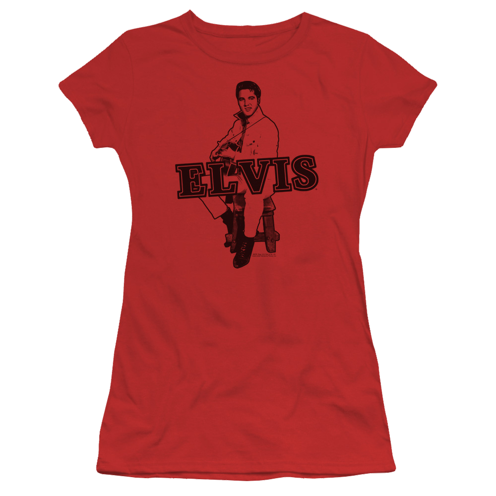 Elvis Presley Jamming - Juniors T-Shirt Juniors T-Shirt Elvis Presley