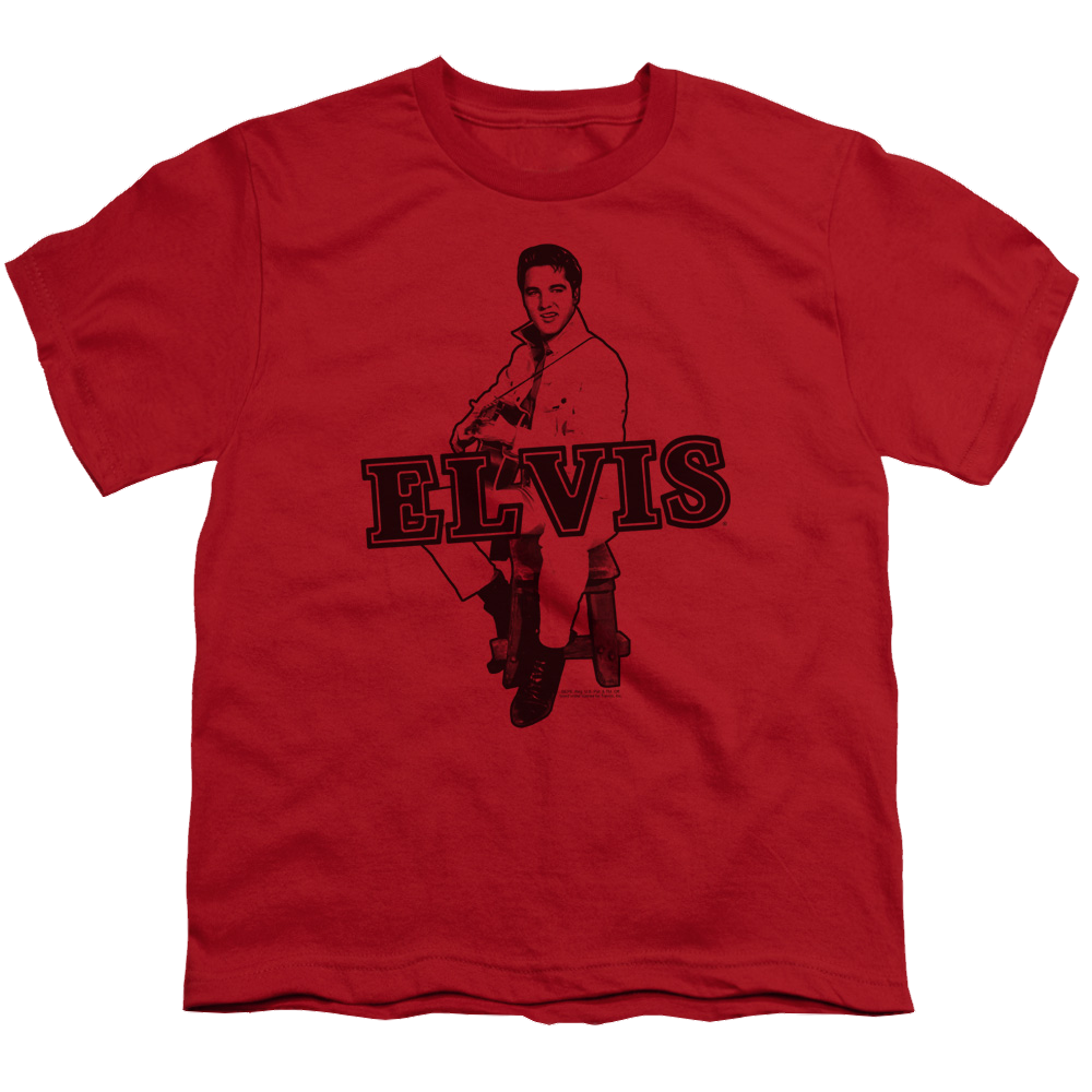 Elvis Presley Jamming - Youth T-Shirt (Ages 8-12) Youth T-Shirt (Ages 8-12) Elvis Presley