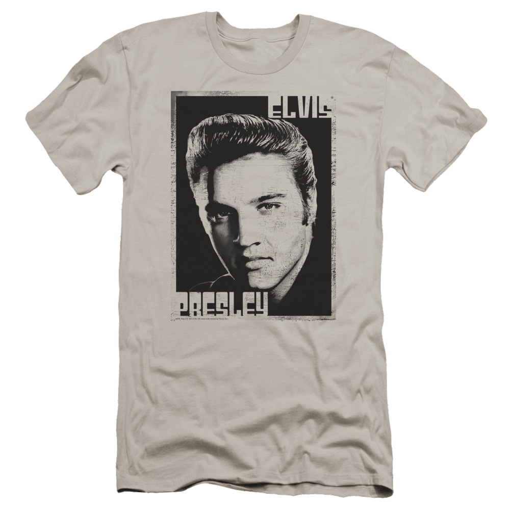 Elvis Presley Graphic Portrait - Men's Premium Slim Fit T-Shirt Men's Premium Slim Fit T-Shirt Elvis Presley