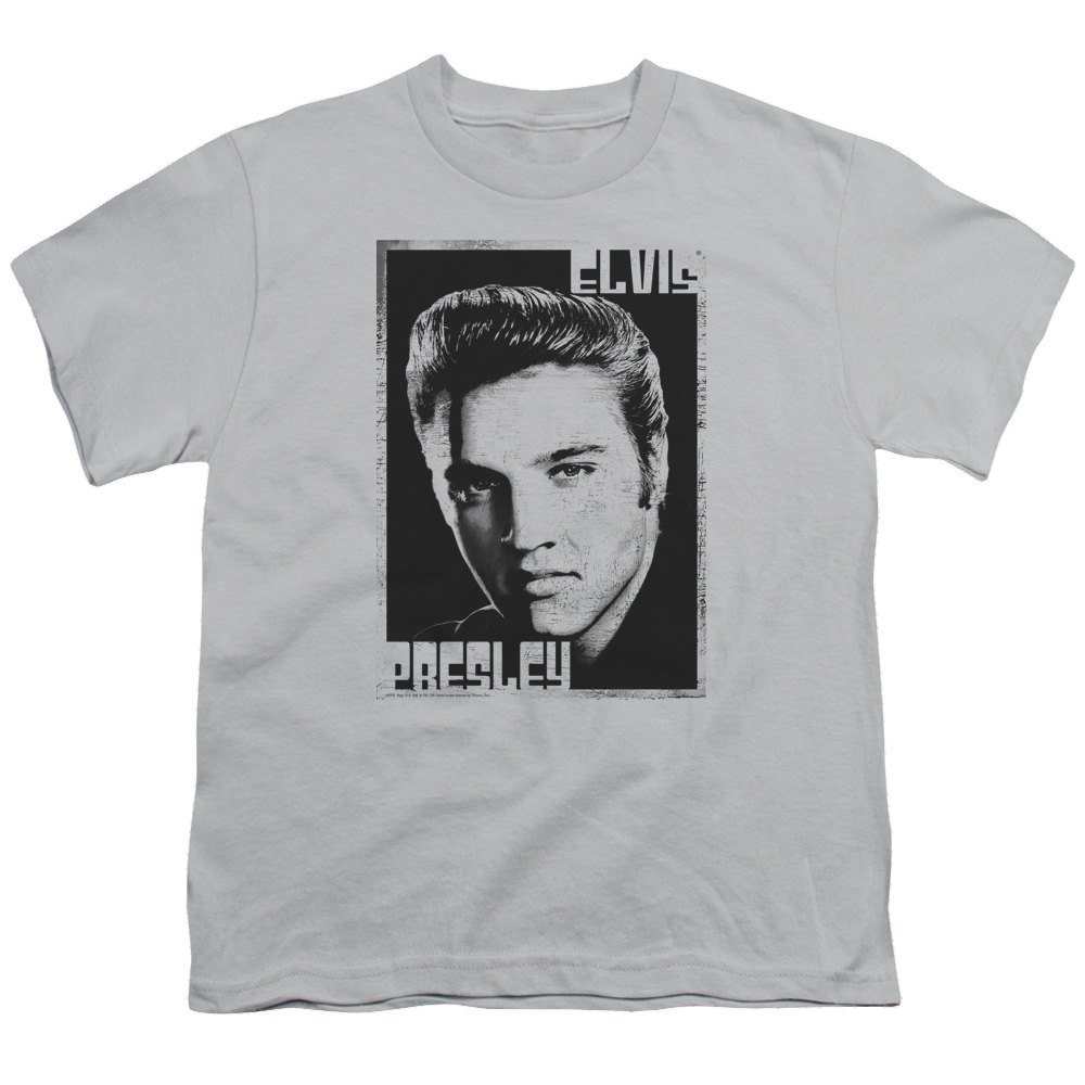 Elvis Presley Graphic Portrait - Youth T-Shirt (Ages 8-12) Youth T-Shirt (Ages 8-12) Elvis Presley
