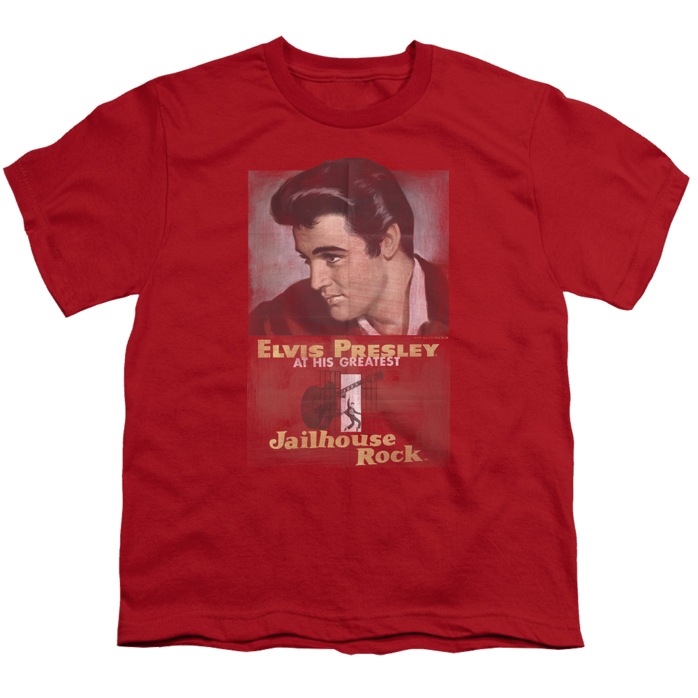 Elvis Presley Jailhouse Rock Poster - Kid's T-Shirt (Ages 4-7) Kid's T-Shirt (Ages 4-7) Elvis Presley