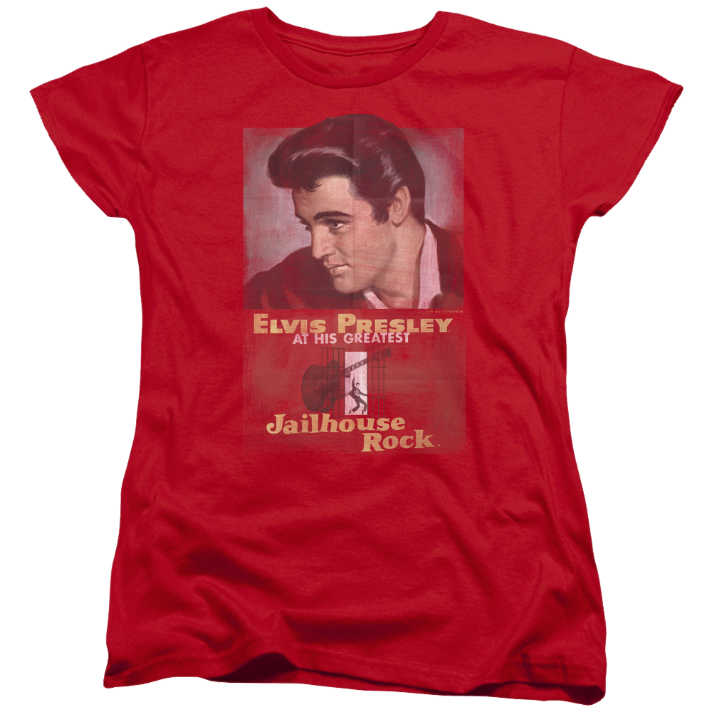 Elvis Presley Jailhouse Rock Poster - Women's T-Shirt Women's T-Shirt Elvis Presley