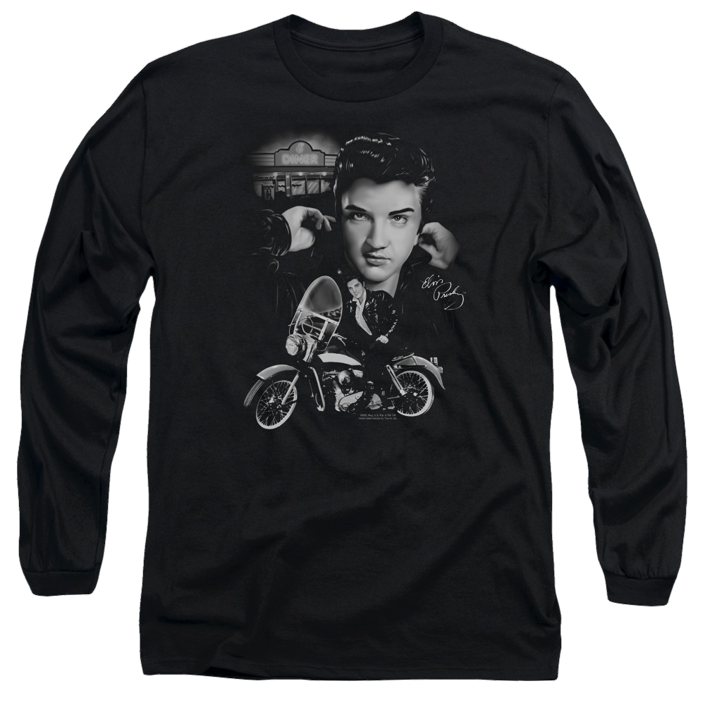 Elvis Presley The King Rides Again - Men's Long Sleeve T-Shirt Men's Long Sleeve T-Shirt Elvis Presley