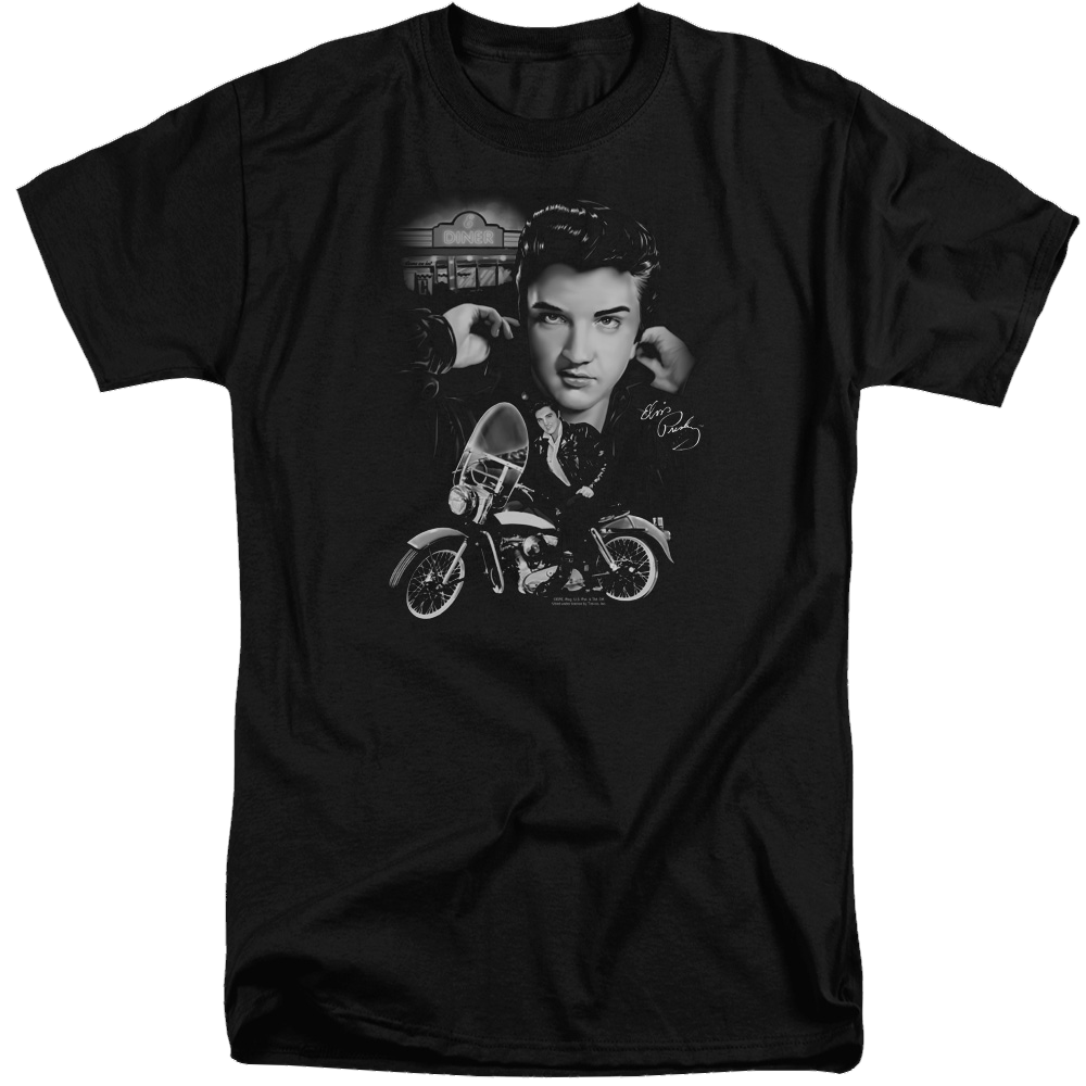 Elvis Presley The King Rides Again - Men's Tall Fit T-Shirt Men's Tall Fit T-Shirt Elvis Presley