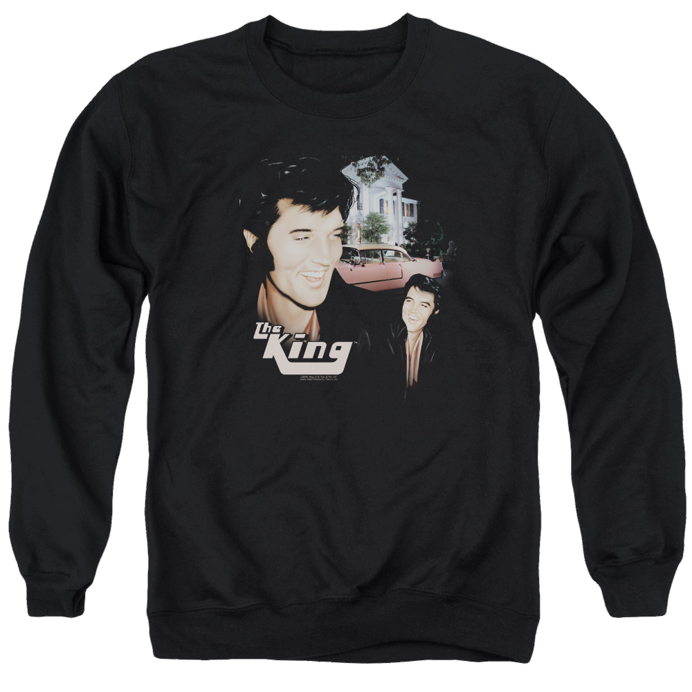 Elvis Presley Home Sweet Home - Men's Crewneck Sweatshirt Men's Crewneck Sweatshirt Elvis Presley