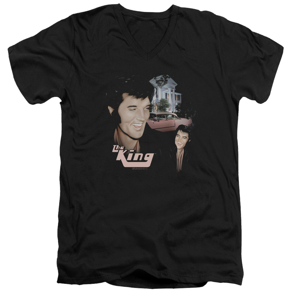 Elvis Presley Home Sweet Home - Men's V-Neck T-Shirt Men's V-Neck T-Shirt Elvis Presley