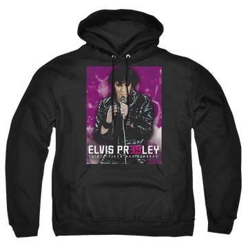 Elvis Presley 35 Leather - Pullover Hoodie Pullover Hoodie Elvis Presley