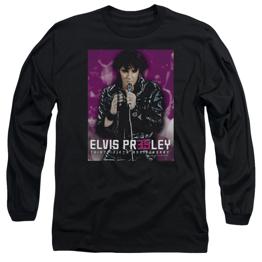 Elvis Presley 35 Leather - Men's Long Sleeve T-Shirt Men's Long Sleeve T-Shirt Elvis Presley