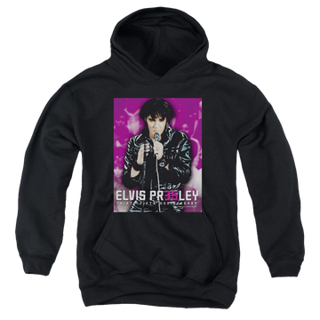 Elvis Presley 35 Leather - Youth Hoodie (Ages 8-12) Youth Hoodie (Ages 8-12) Elvis Presley