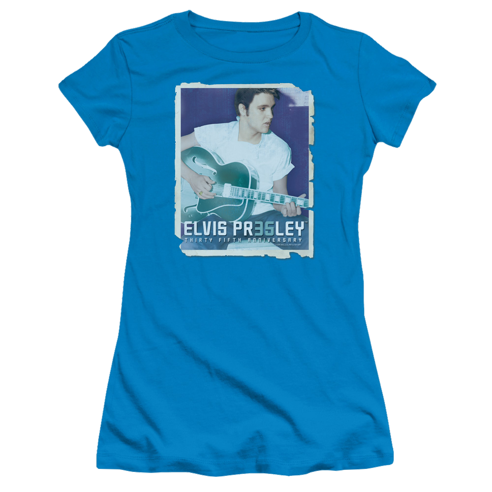 Elvis Presley 35 Guitar - Juniors T-Shirt Juniors T-Shirt Elvis Presley