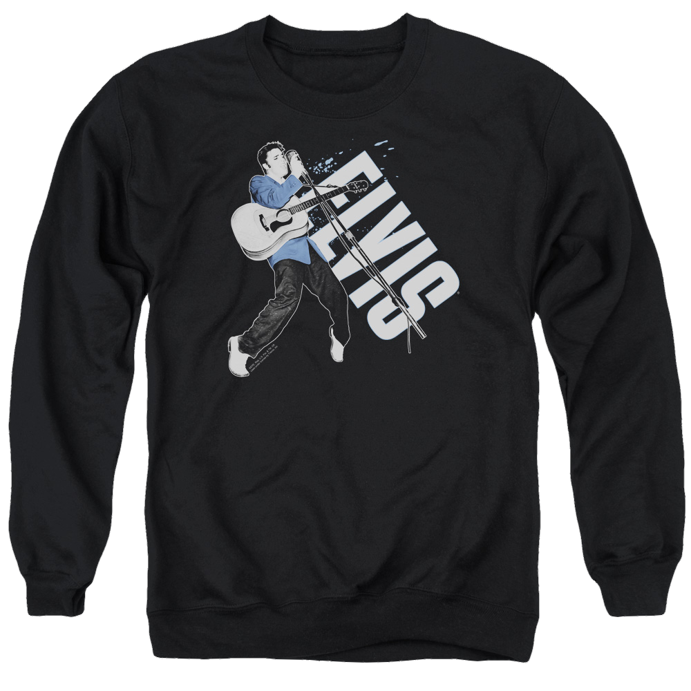 Elvis Presley On His Toes - Men's Crewneck Sweatshirt Men's Crewneck Sweatshirt Elvis Presley