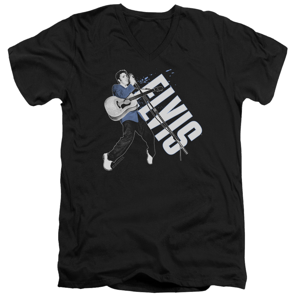 Elvis Presley On His Toes - Men's V-Neck T-Shirt Men's V-Neck T-Shirt Elvis Presley