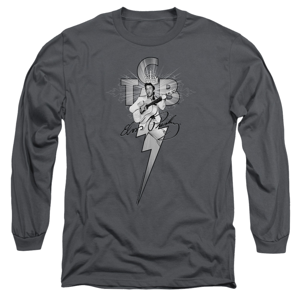 Elvis Presley Tcb Ornate - Men's Long Sleeve T-Shirt Men's Long Sleeve T-Shirt Elvis Presley
