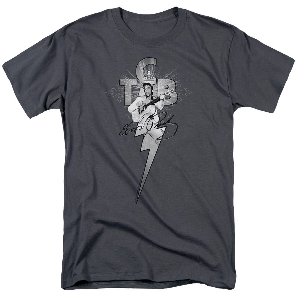 Elvis Presley Tcb Ornate - Men's Regular Fit T-Shirt Men's Regular Fit T-Shirt Elvis Presley