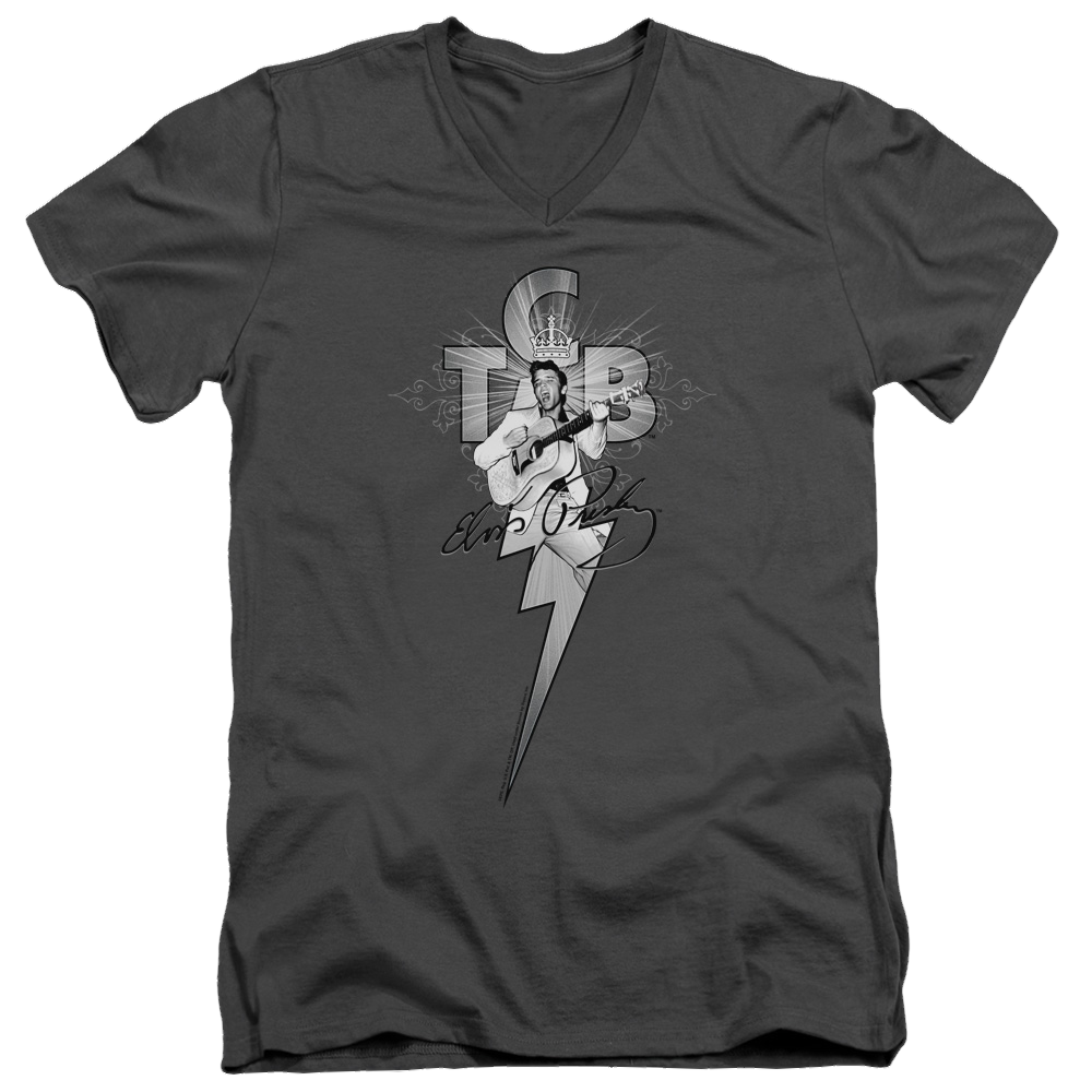 Elvis Presley Tcb Ornate - Men's V-Neck T-Shirt Men's V-Neck T-Shirt Elvis Presley