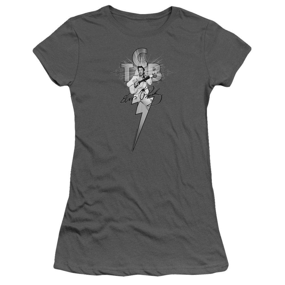 Elvis Presley Tcb Ornate - Juniors T-Shirt Juniors T-Shirt Elvis Presley