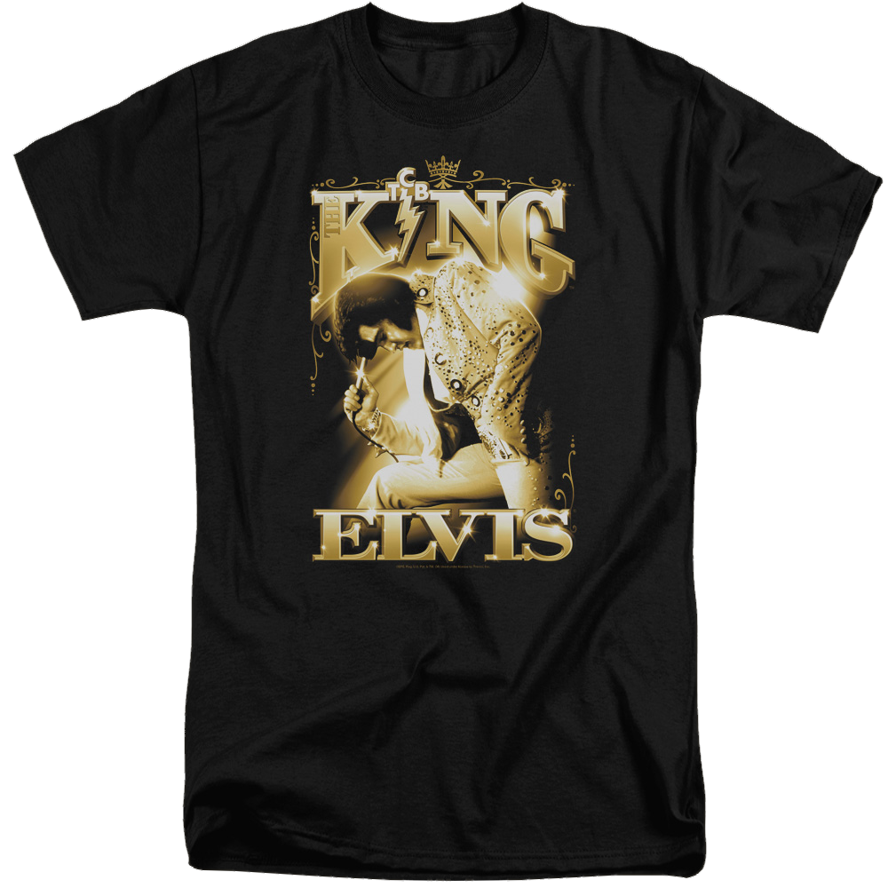 Elvis Presley The King - Men's Tall Fit T-Shirt Men's Tall Fit T-Shirt Elvis Presley