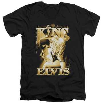 Elvis Presley The King - Men's V-Neck T-Shirt Men's V-Neck T-Shirt Elvis Presley