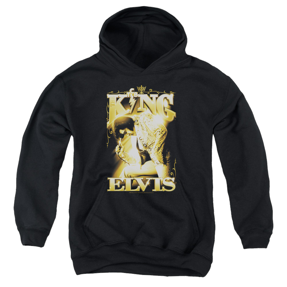 Elvis Presley The King - Youth Hoodie (Ages 8-12) Youth Hoodie (Ages 8-12) Elvis Presley