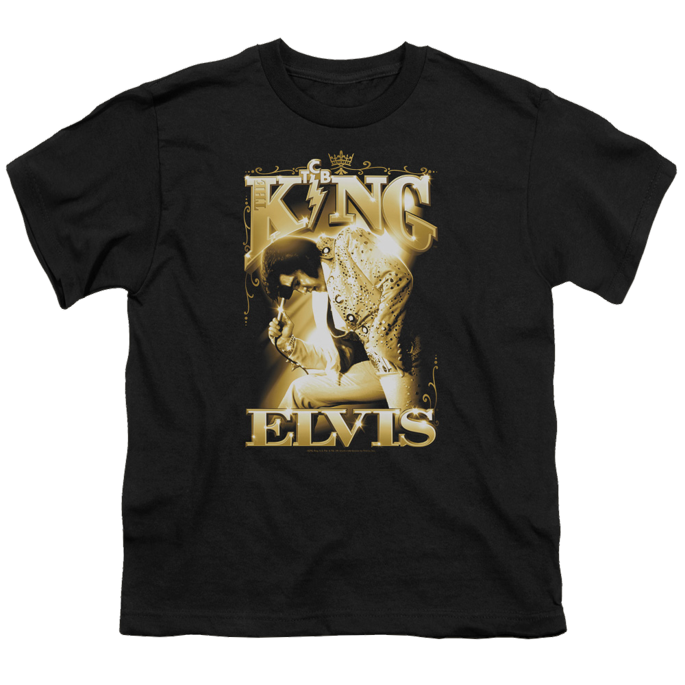Elvis Presley The King - Youth T-Shirt (Ages 8-12) Youth T-Shirt (Ages 8-12) Elvis Presley