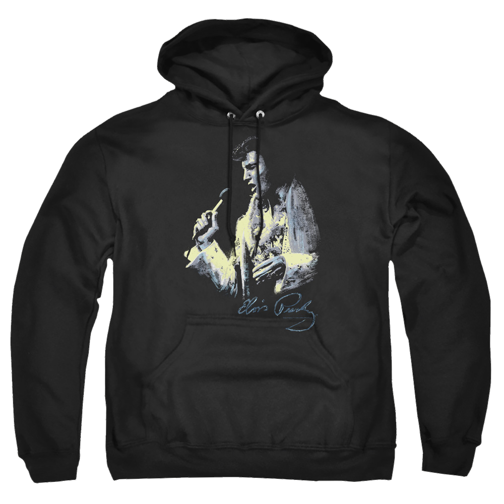 Elvis Presley Painted King - Pullover Hoodie Pullover Hoodie Elvis Presley