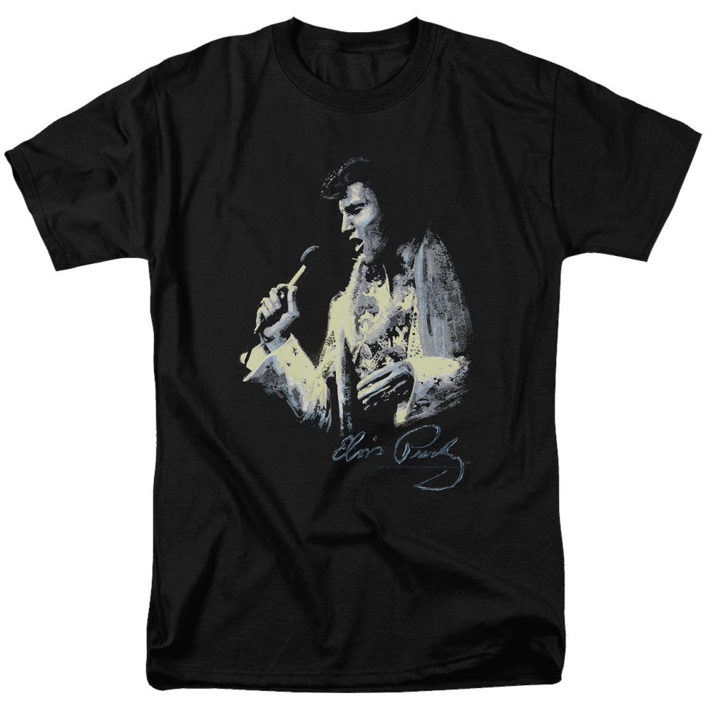 Elvis Presley Painted King - Men's Regular Fit T-Shirt Men's Regular Fit T-Shirt Elvis Presley