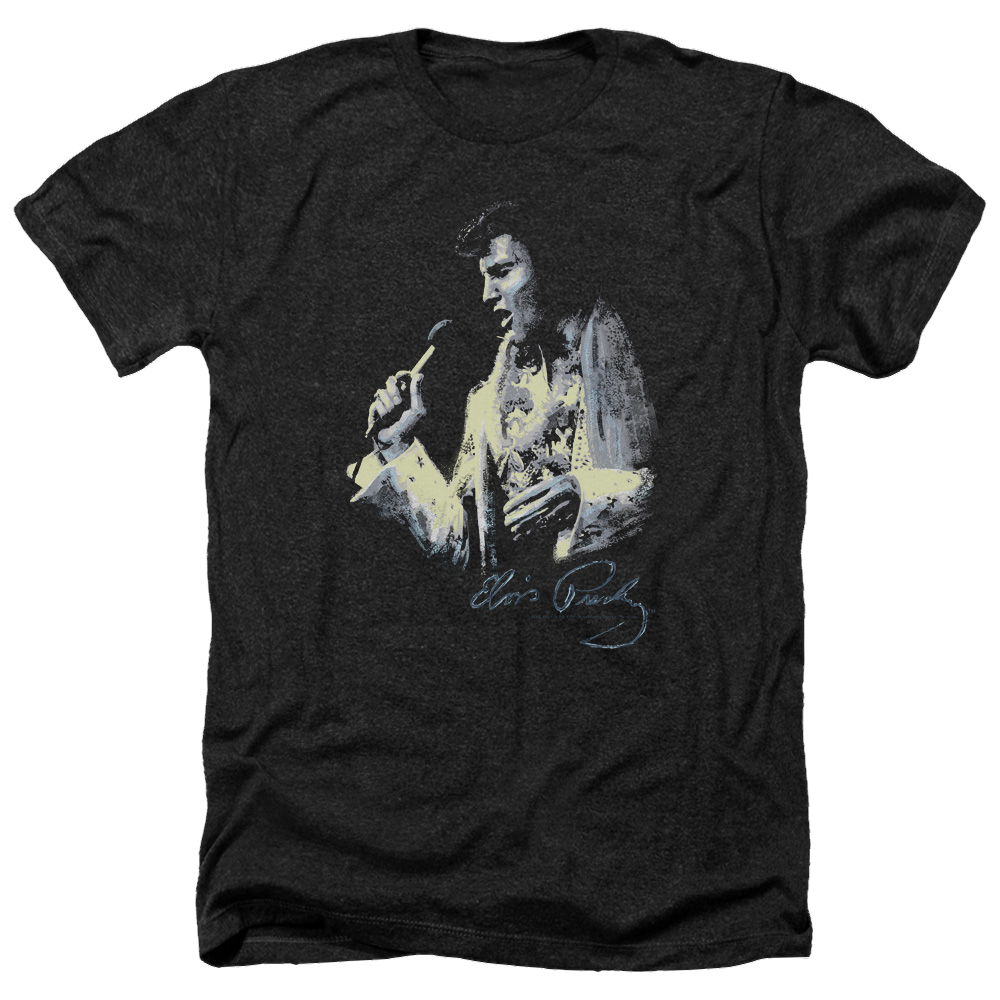 Elvis Presley Painted King - Men's Heather T-Shirt Men's Heather T-Shirt Elvis Presley