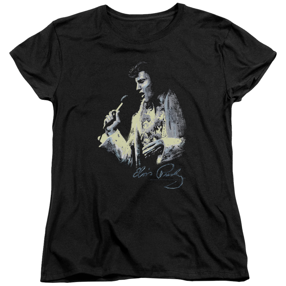 Elvis Presley Painted King - Women's T-Shirt Women's T-Shirt Elvis Presley