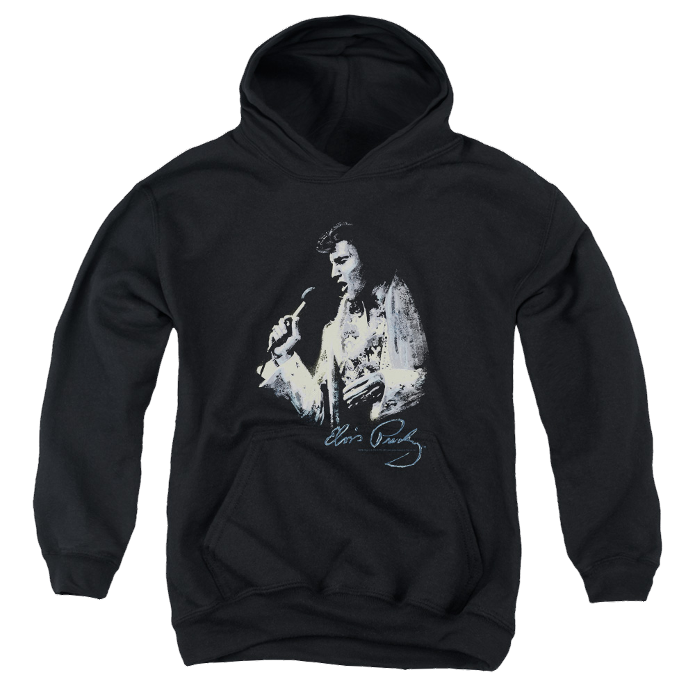 Elvis Presley Painted King - Youth Hoodie (Ages 8-12) Youth Hoodie (Ages 8-12) Elvis Presley