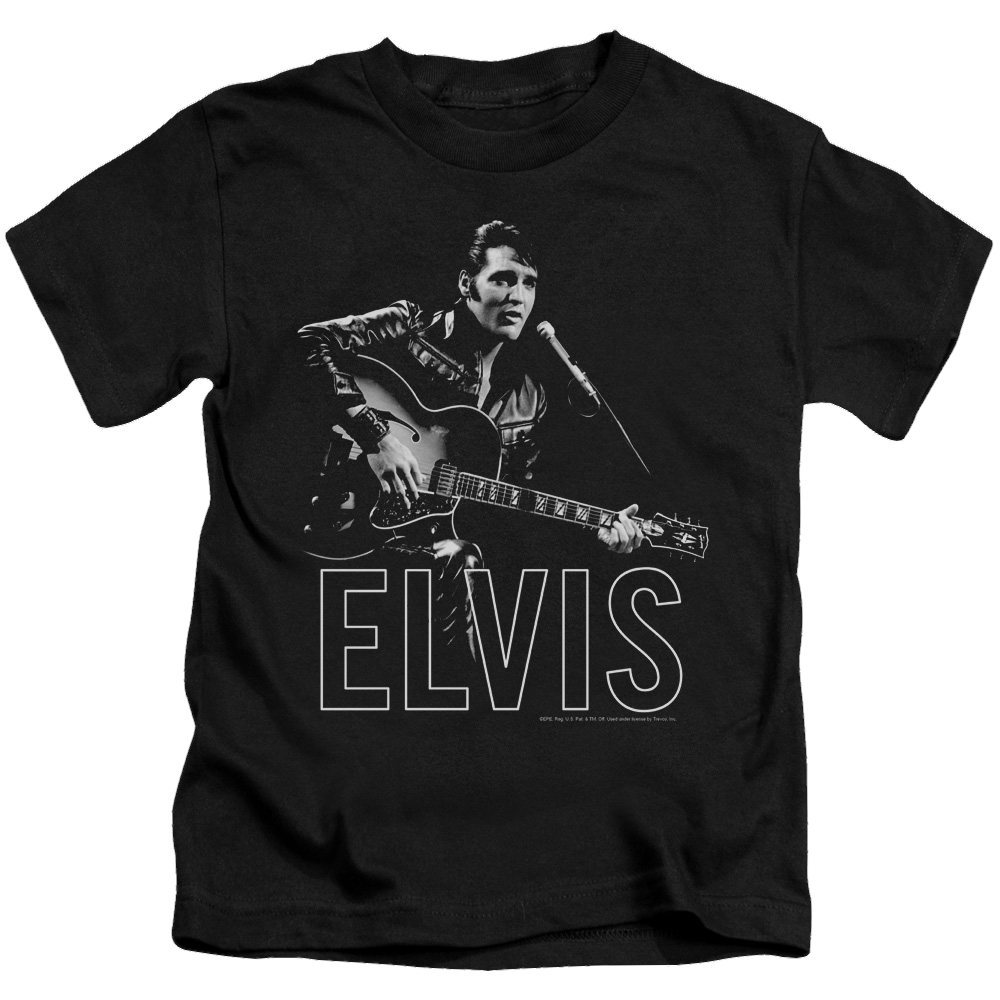 Elvis Presley Guitar In Hand - Kid's T-Shirt (Ages 4-7) Kid's T-Shirt (Ages 4-7) Elvis Presley