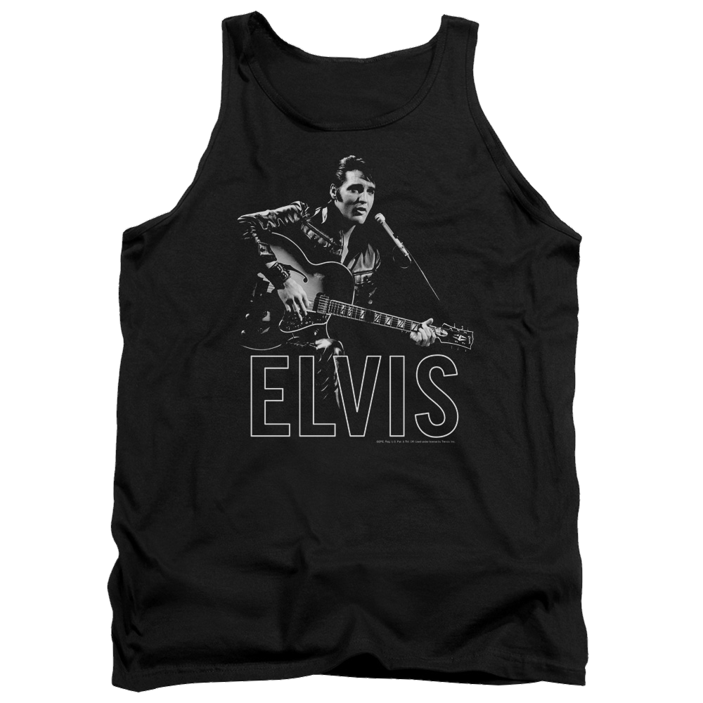 Elvis Presley Guitar In Hand Men's Tank Men's Tank Elvis Presley