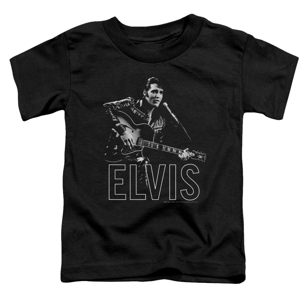 Elvis Presley Guitar In Hand - Toddler T-Shirt Toddler T-Shirt Elvis Presley
