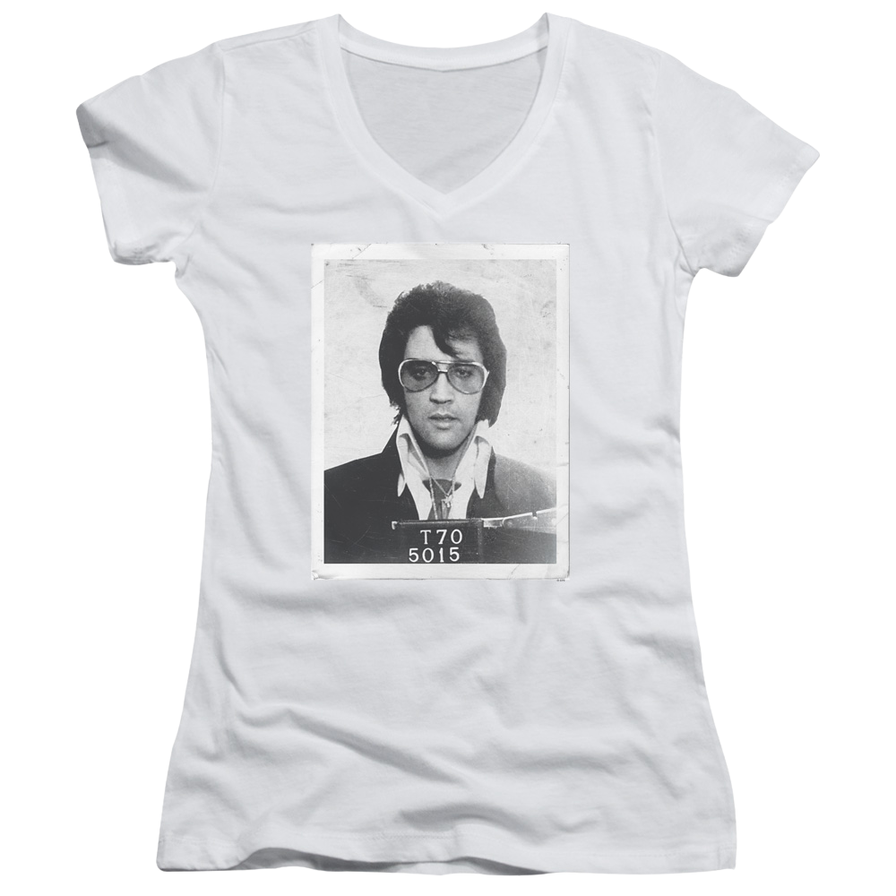 Elvis Presley Framed - Juniors V-Neck T-Shirt Juniors V-Neck T-Shirt Elvis Presley