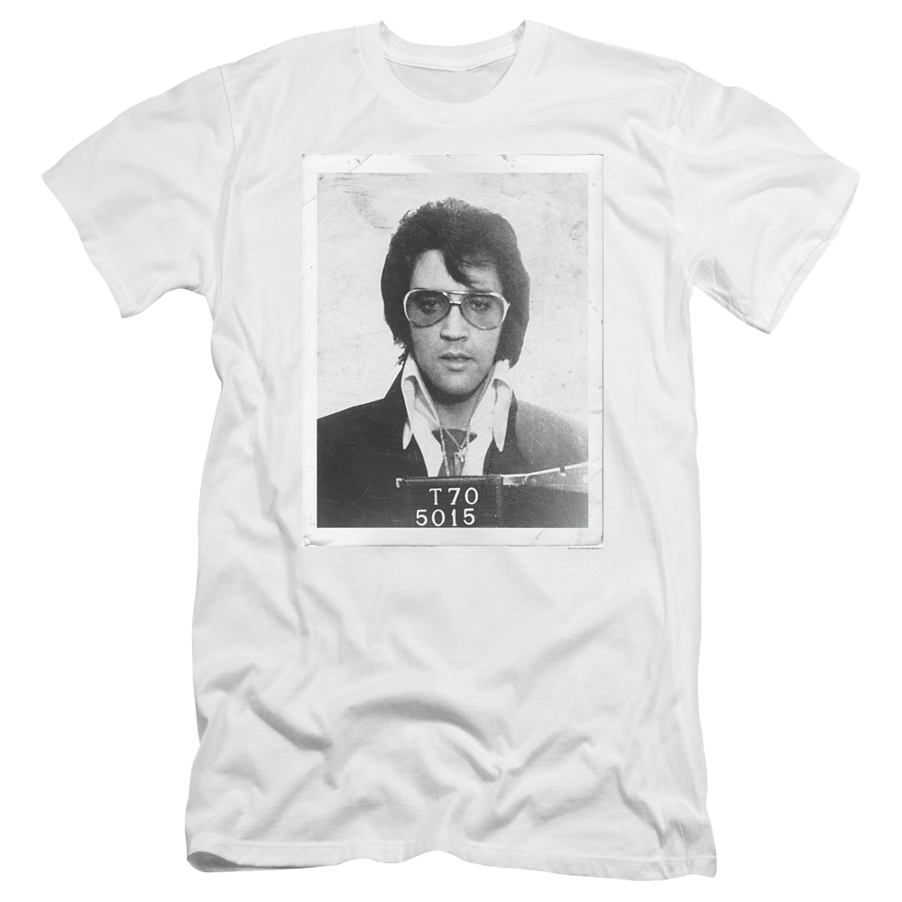 Elvis Framed Premium Adult Slim Fit T-Shirt Men's Premium Slim Fit T-Shirt Elvis Presley