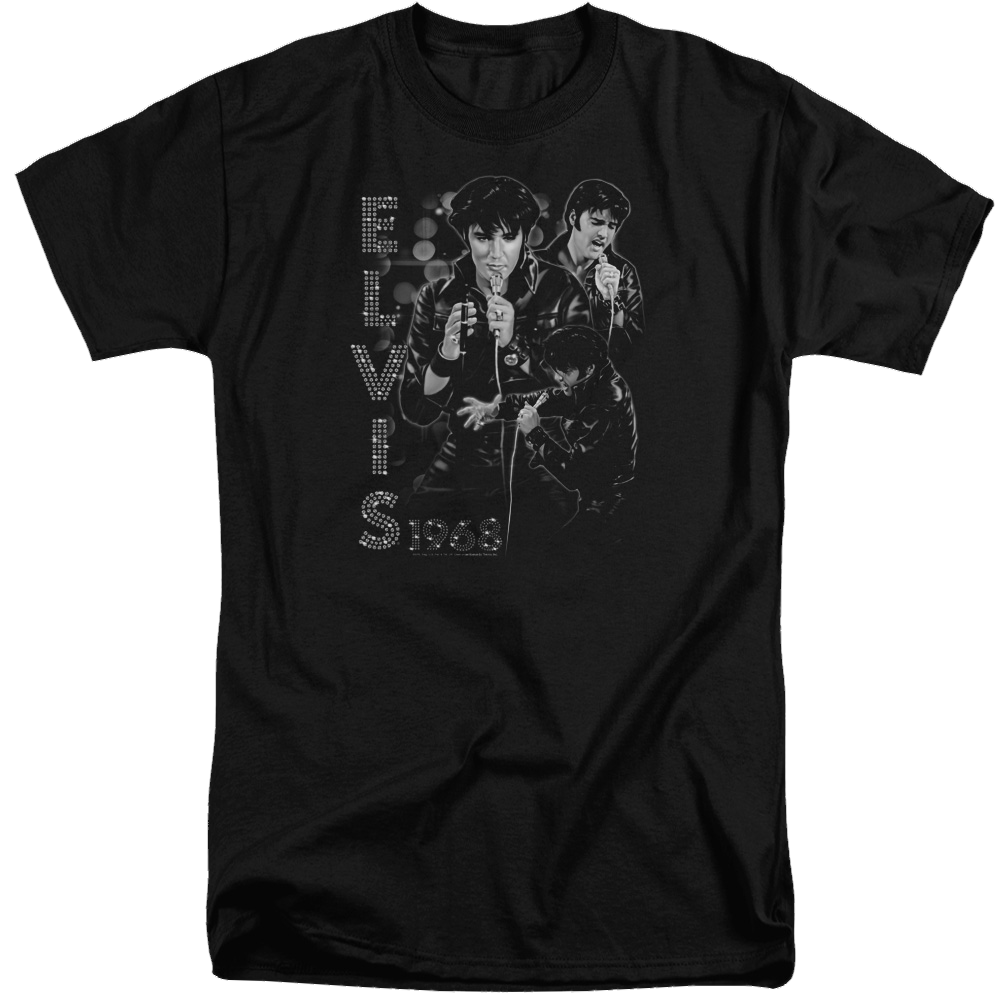 Elvis Presley Leathered - Men's Tall Fit T-Shirt Men's Tall Fit T-Shirt Elvis Presley