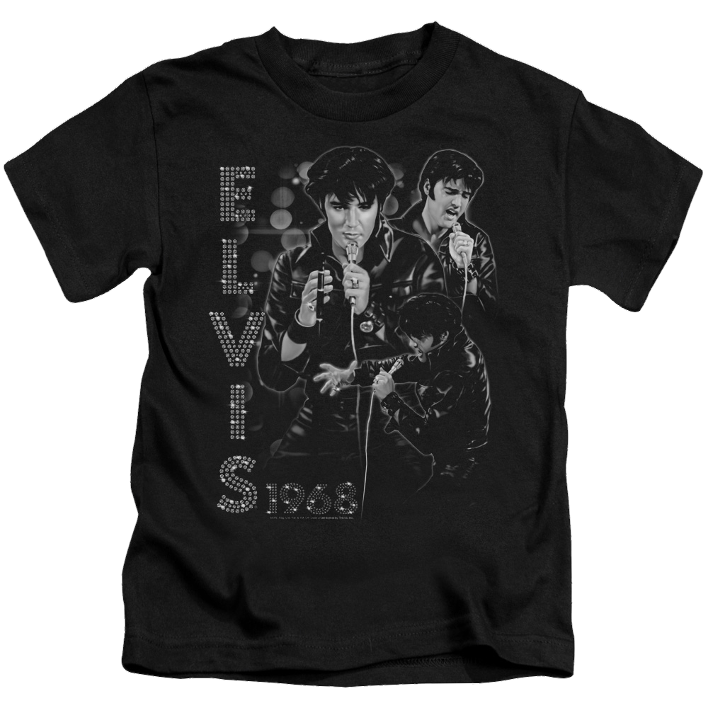 Elvis Presley Leathered - Kid's T-Shirt (Ages 4-7) Kid's T-Shirt (Ages 4-7) Elvis Presley