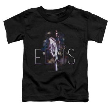 Black toddler t-shirt with Elvis Presley Dream State graphic