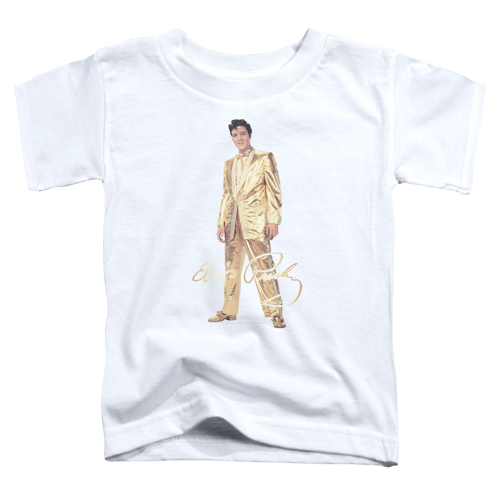 Elvis Presley Gold Lame Suit - Toddler T-Shirt Toddler T-Shirt Elvis Presley