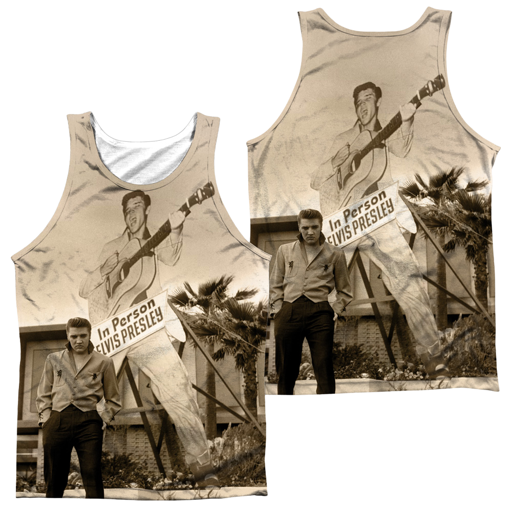 Elvis Presley Larger Than Life Men's All Over Print Tank Men's All Over Print Tank Elvis Presley