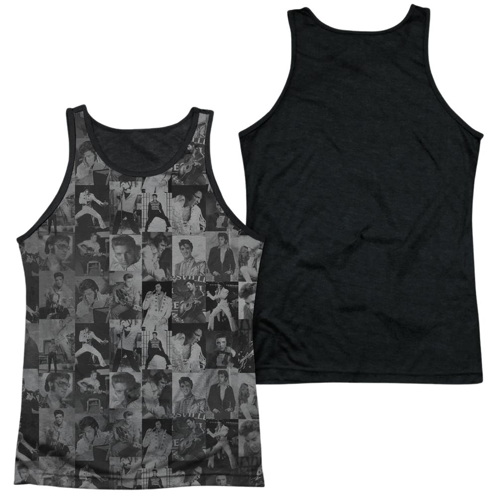 Elvis Presley Tcb Crowd Men's Black Back Tank Men's Black Back Tank Elvis Presley