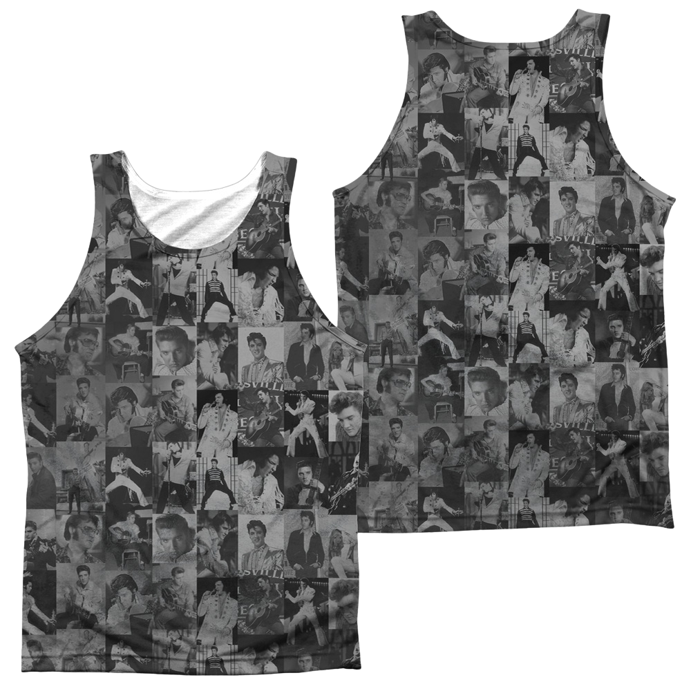 Elvis Presley Tcb Crowd Men's All Over Print Tank Men's All Over Print Tank Elvis Presley
