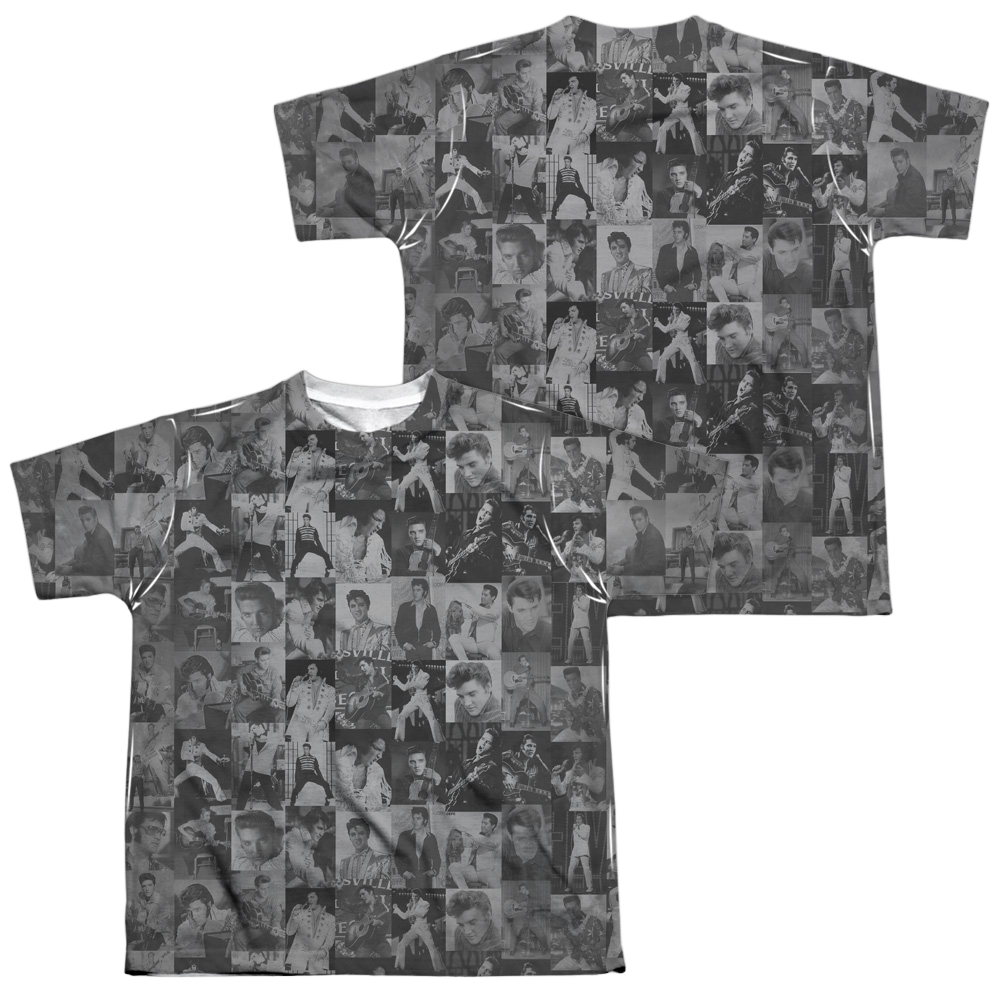 Elvis Presley Tcb Crowd - Youth All-Over Print T-Shirt (Ages 8-12) Youth All-Over Print T-Shirt (Ages 8-12) Elvis Presley
