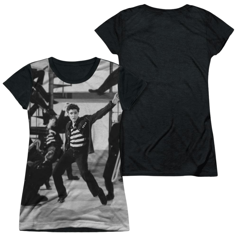 Elvis Presley Jubilant Felons - Juniors Black Back T-Shirt Juniors Black Back T-Shirt Elvis Presley