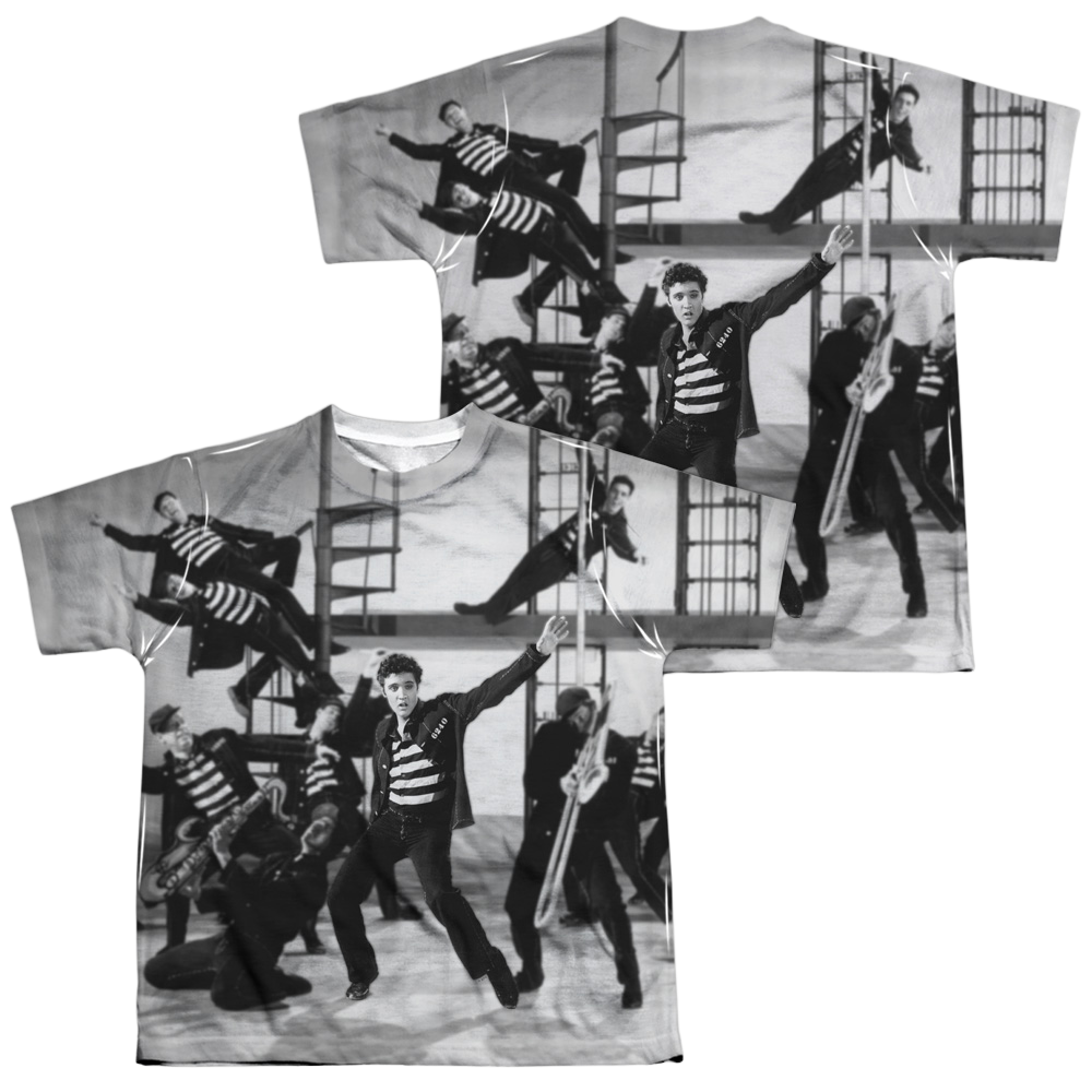 Elvis Presley Jubilant Felons - Youth All-Over Print T-Shirt (Ages 8-12) Youth All-Over Print T-Shirt (Ages 8-12) Elvis Presley