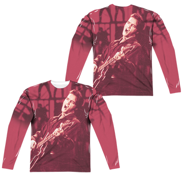 Elvis Presley Scratched 68 men's all-over print long sleeve